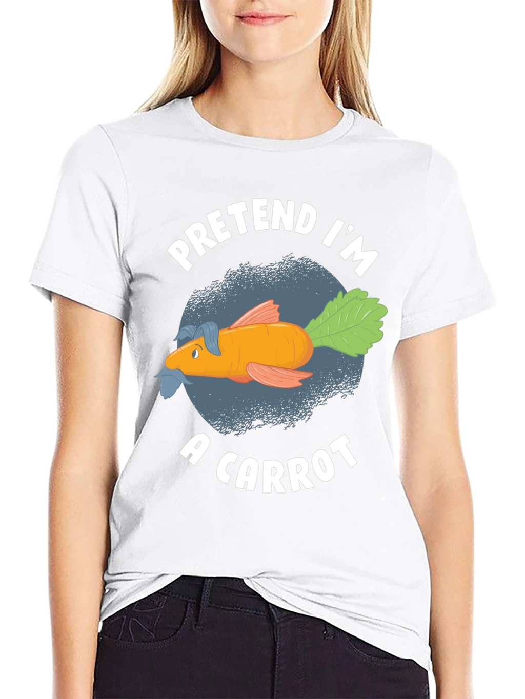 Pretend Im a Carrot Novelty T-Shirt