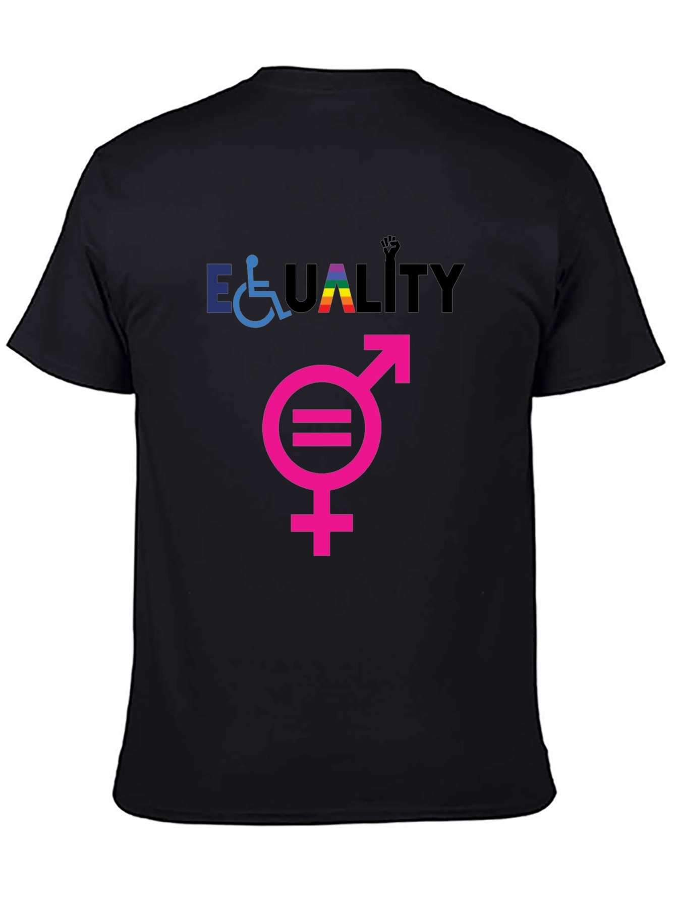 Equality Symbol Graphic Tee - Black