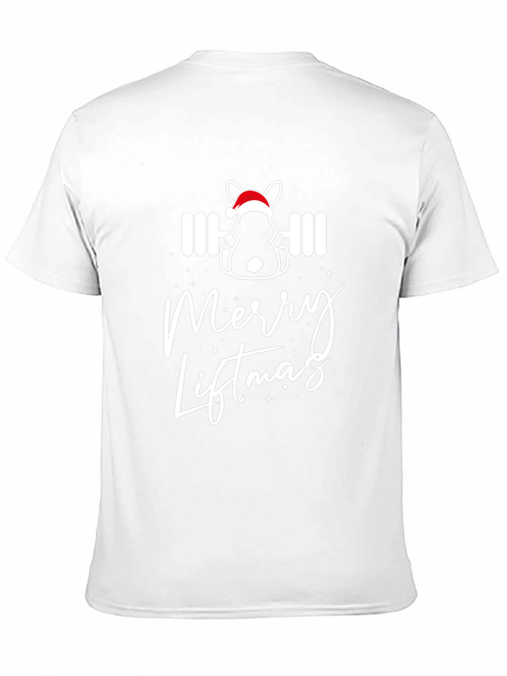 Merry Liftmas Black T-Shirt - Festive Workout Apparel