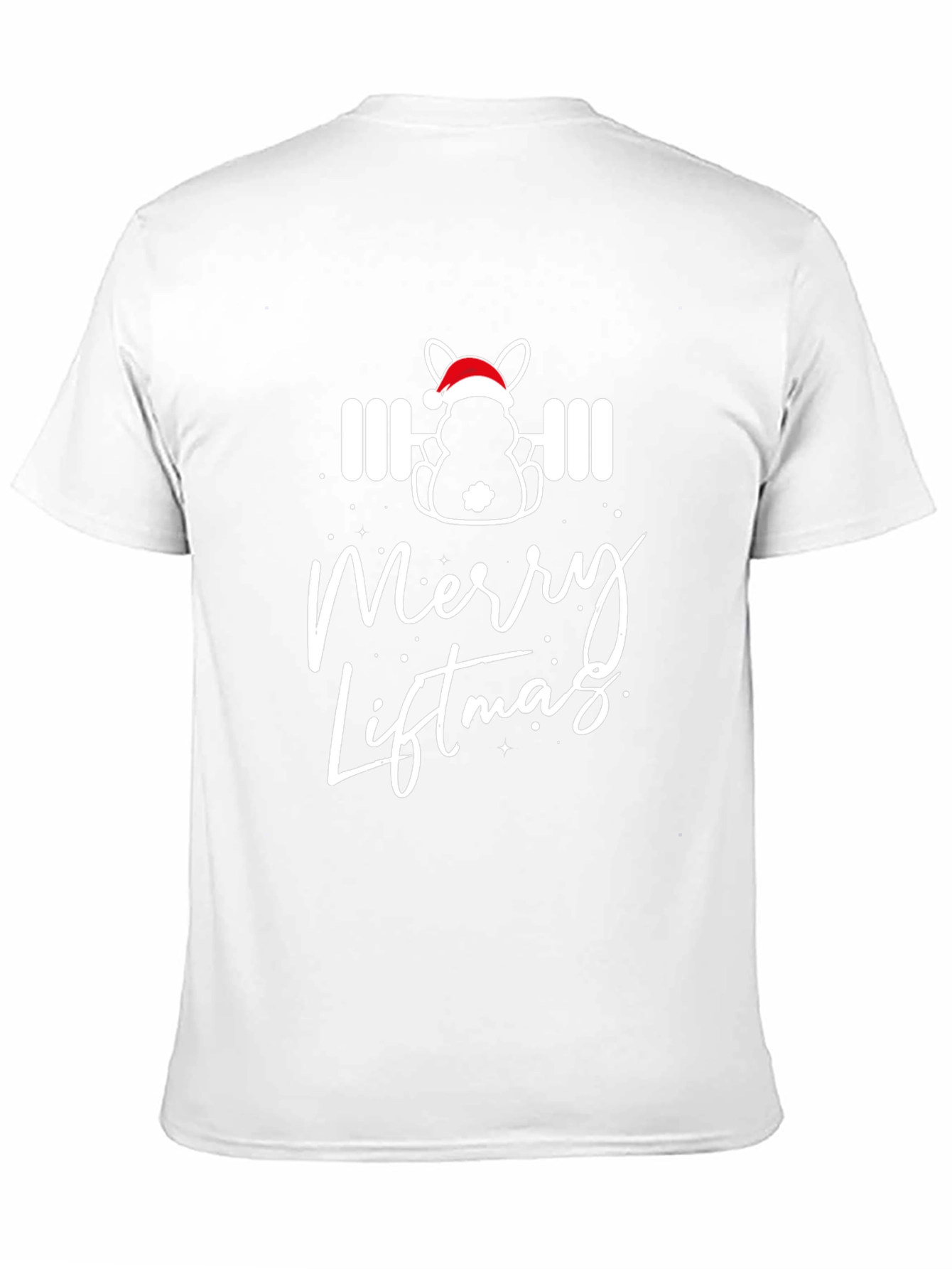 Merry Liftmas Black T-Shirt - Festive Workout Apparel