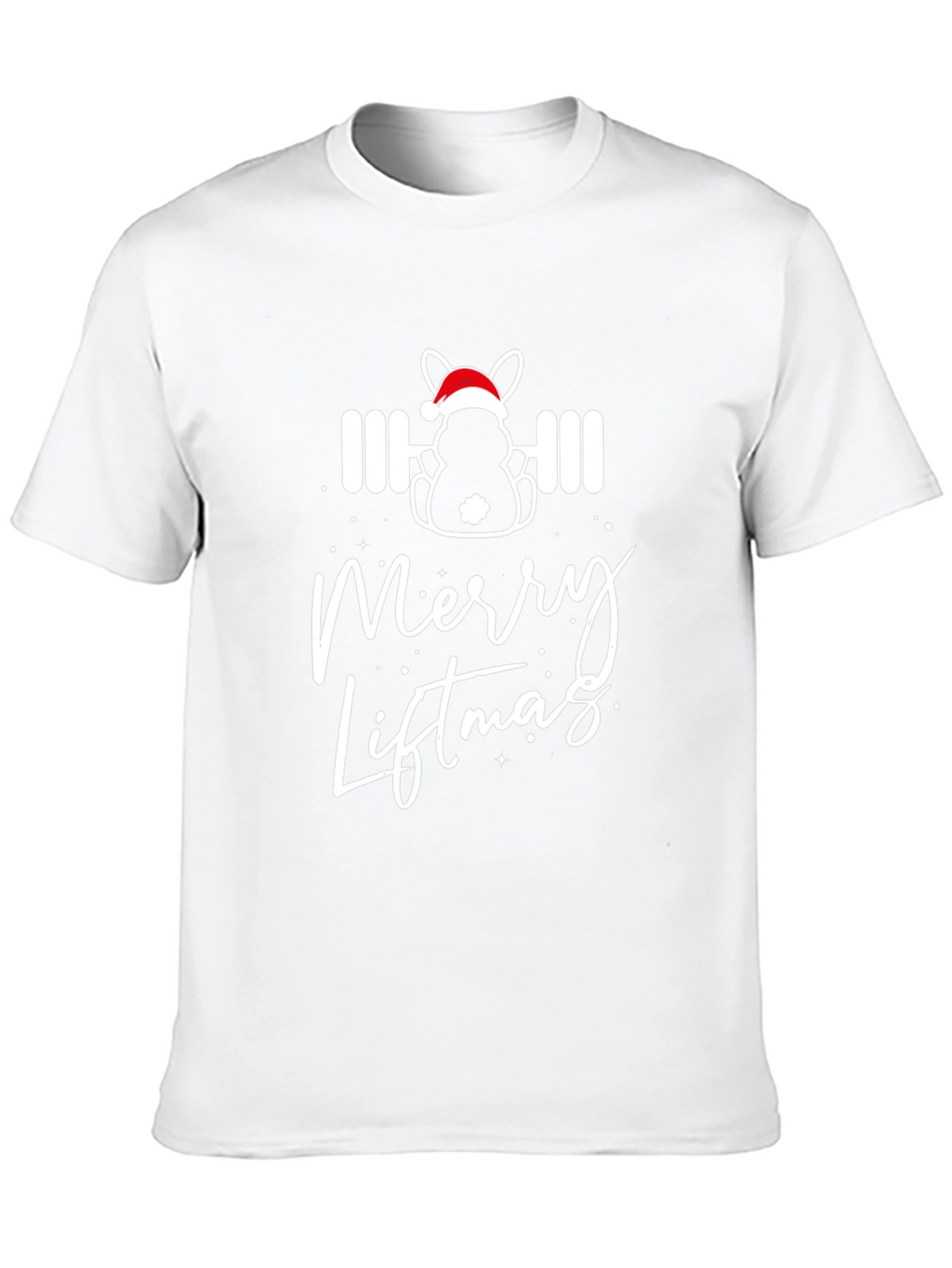 Merry Liftmas Black T-Shirt - Festive Workout Apparel