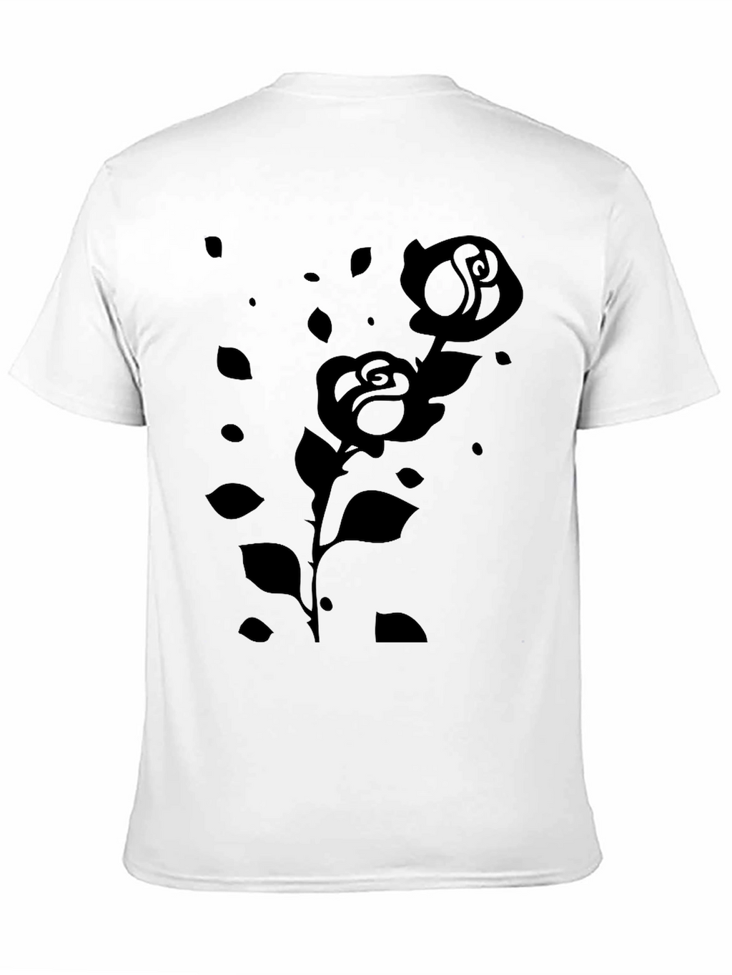 Black Rose Graphic Tee - Modern & Stylish