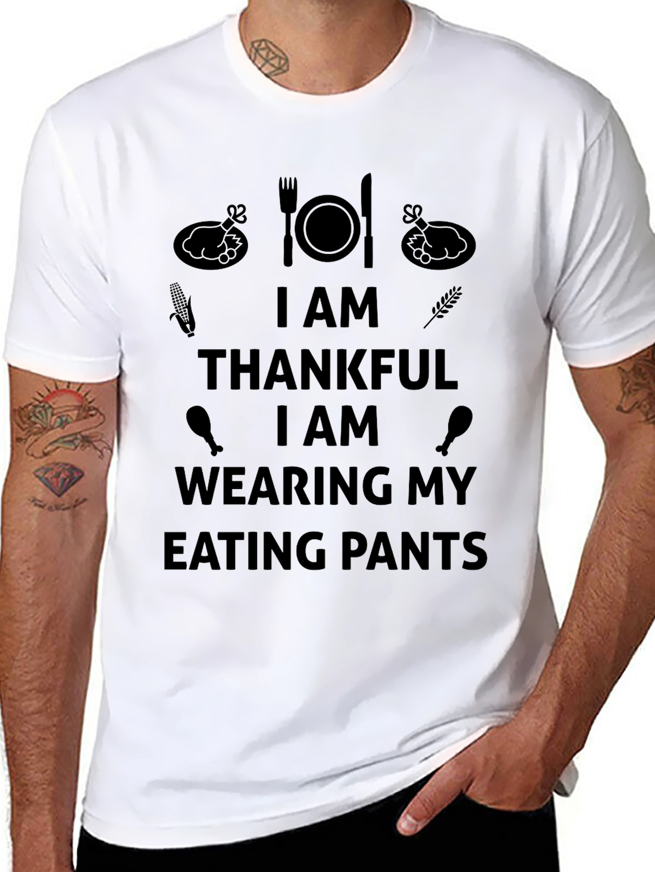 Thanksgiving Eating Pants T-Shirt