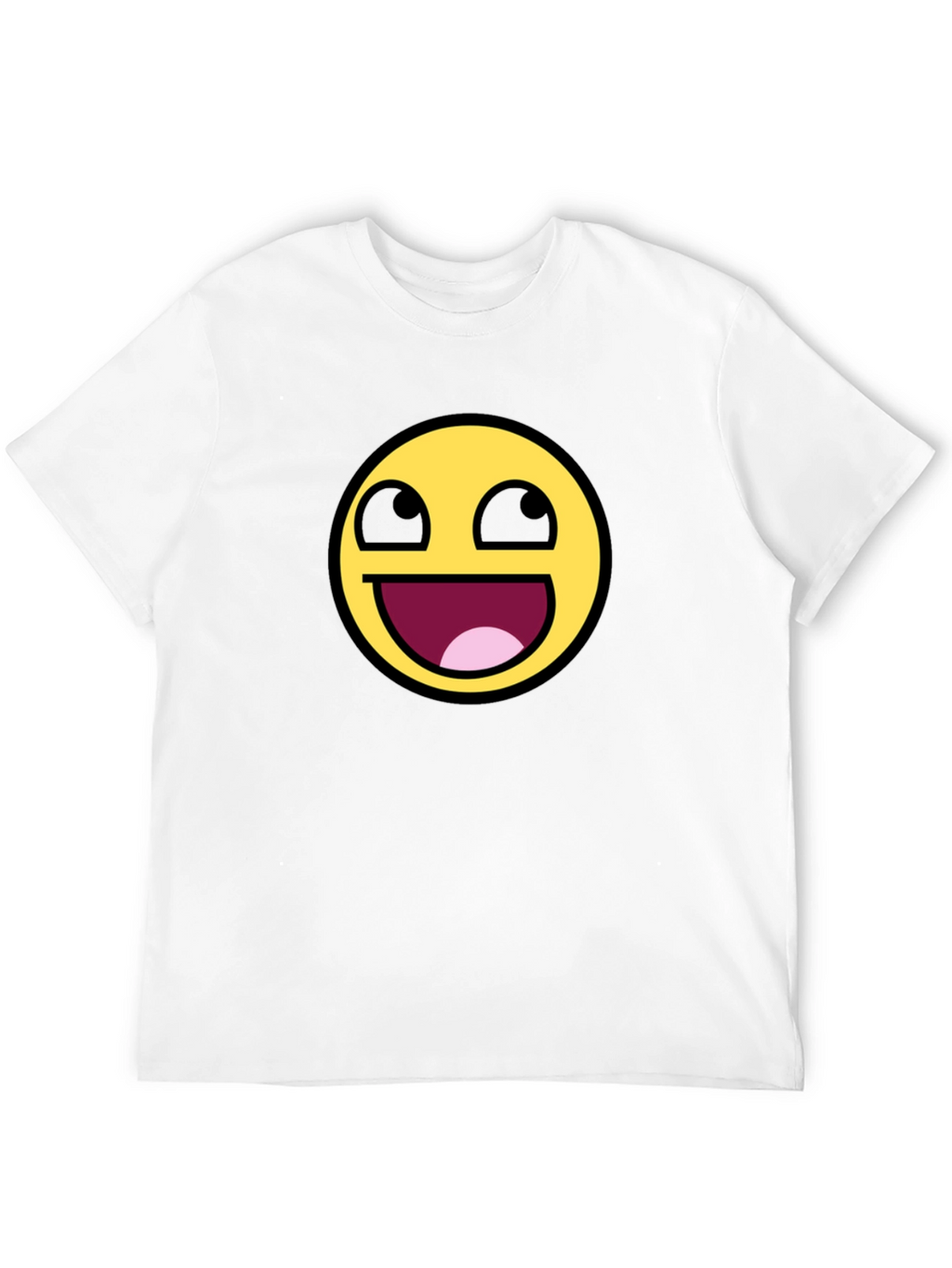 Epic Face Emoji Black T-Shirt - Hilarious Graphic Tee