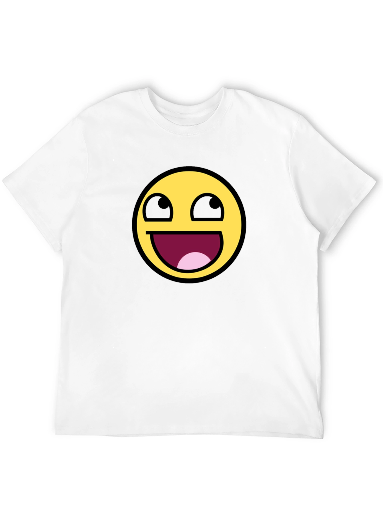 Epic Face Emoji Black T-Shirt - Hilarious Graphic Tee