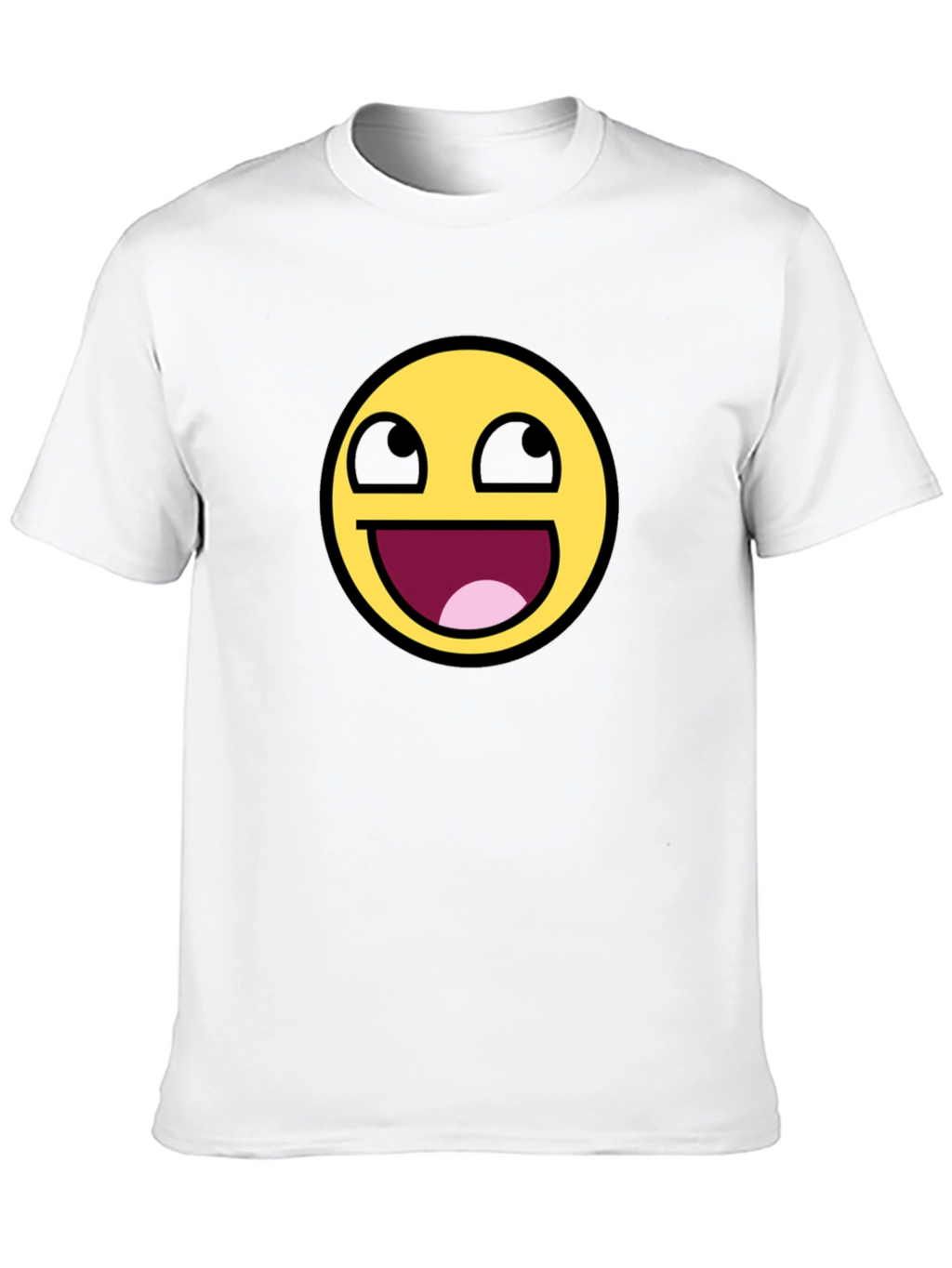 Epic Face Emoji Black T-Shirt - Hilarious Graphic Tee