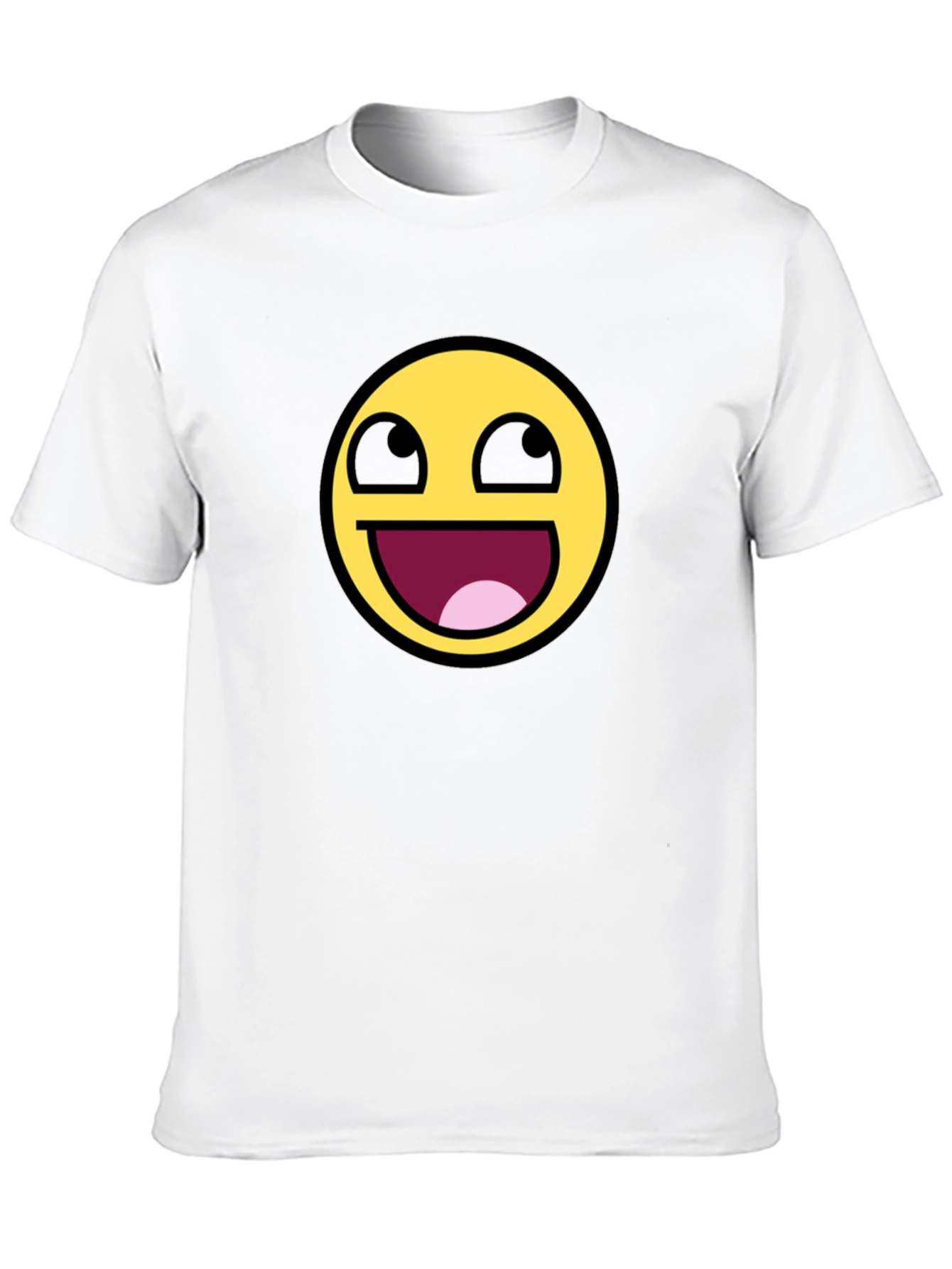 Epic Face Emoji Black T-Shirt - Hilarious Graphic Tee
