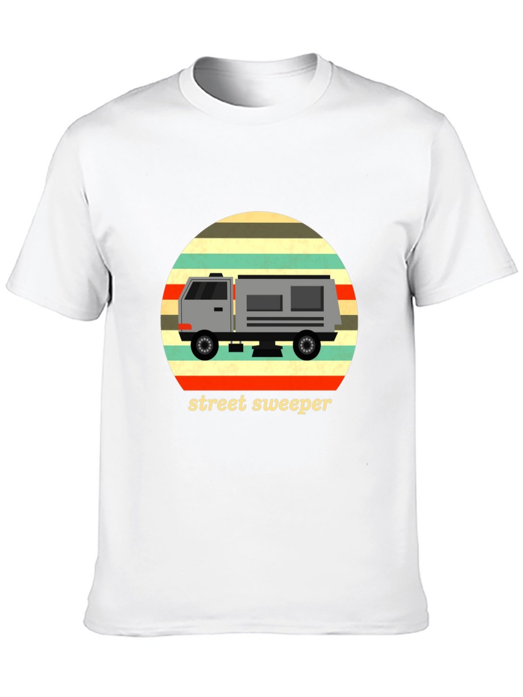 Retro Street Sweeper Truck T-Shirt