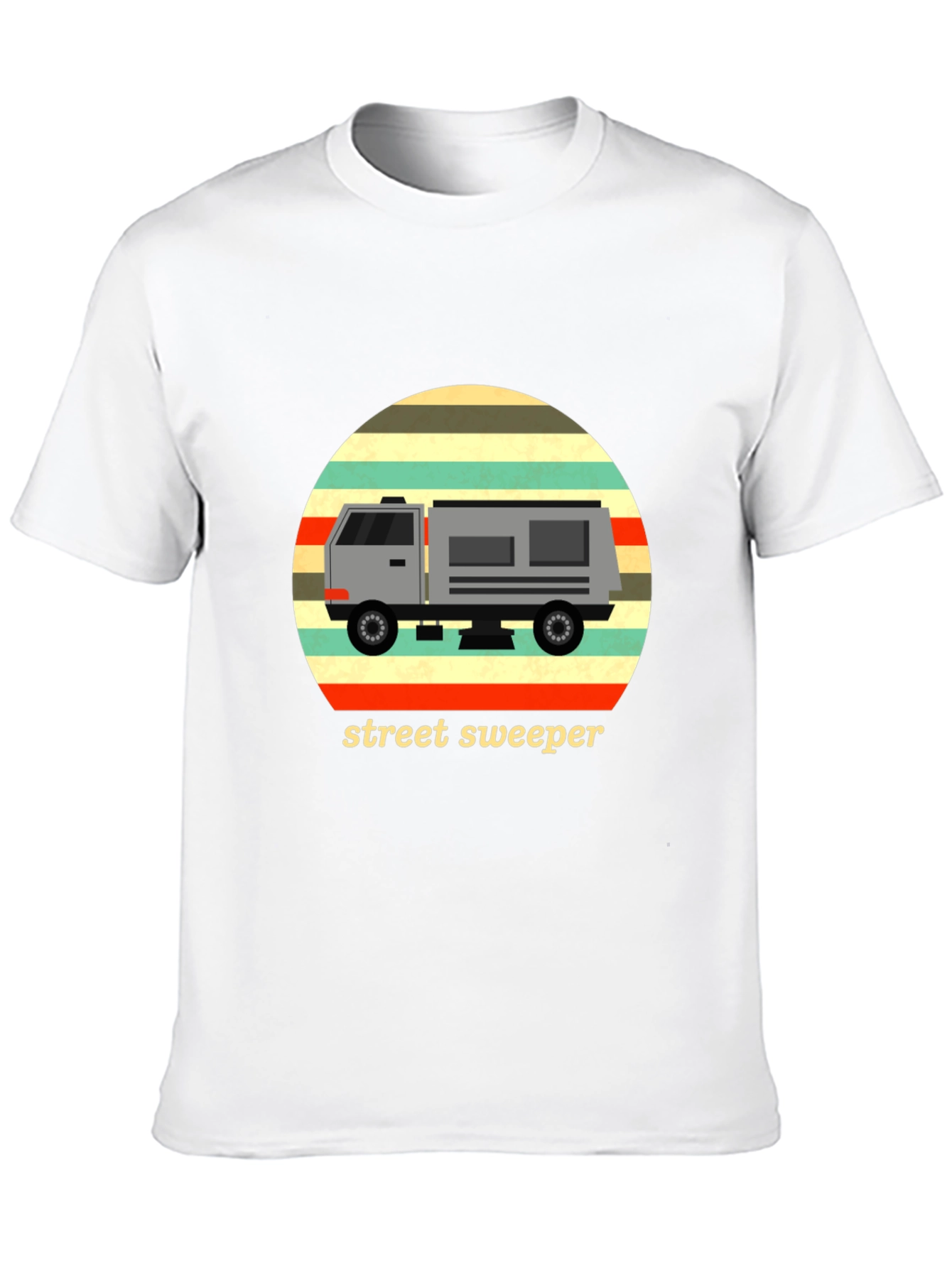Retro Street Sweeper Truck T-Shirt