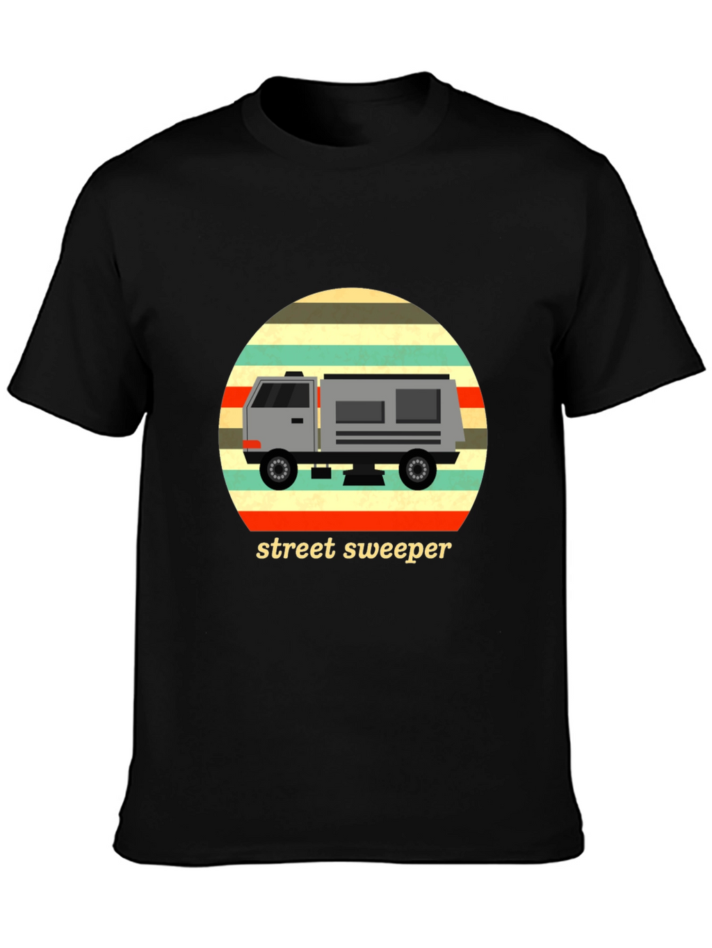 Retro Street Sweeper Truck T-Shirt