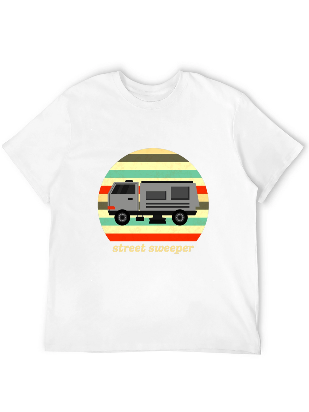 Retro Street Sweeper Truck T-Shirt