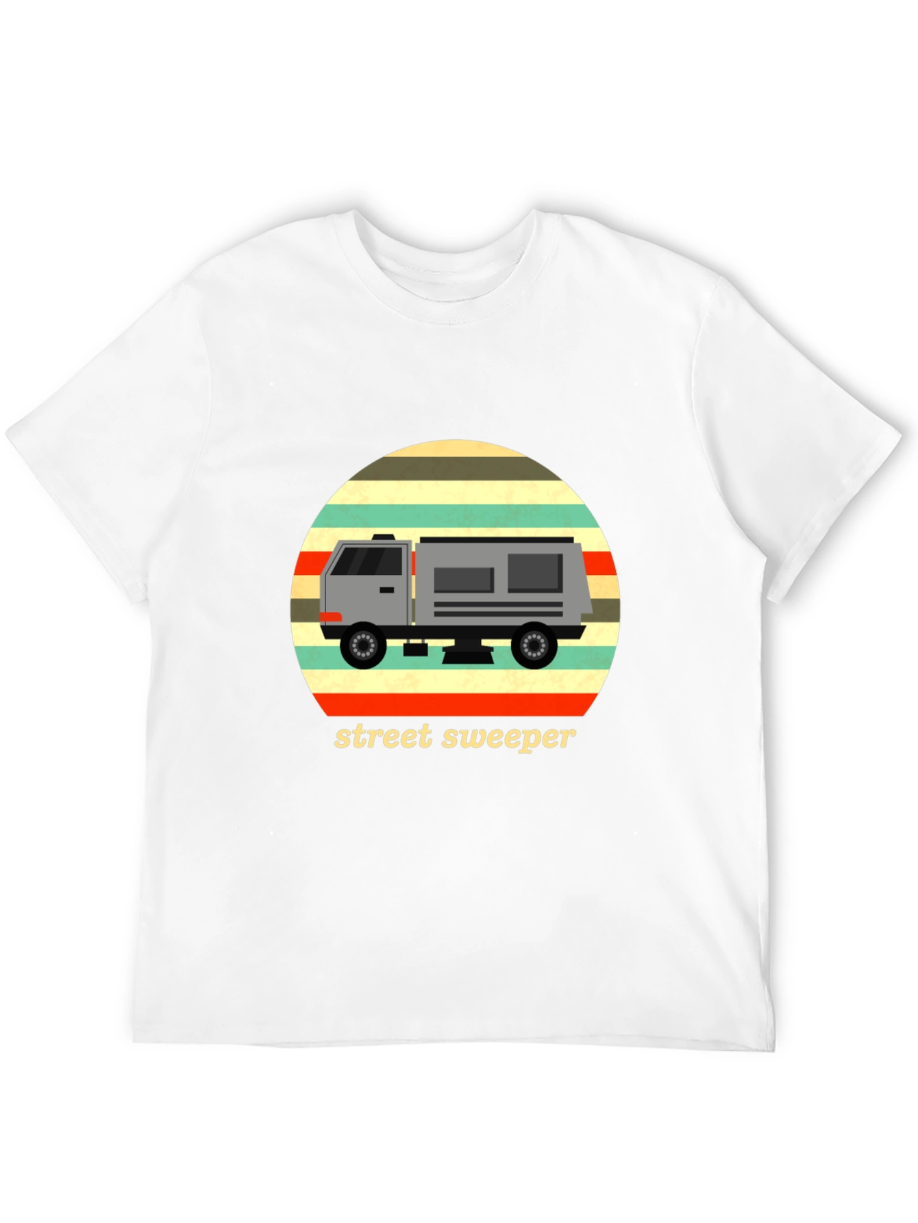 Retro Street Sweeper Truck T-Shirt