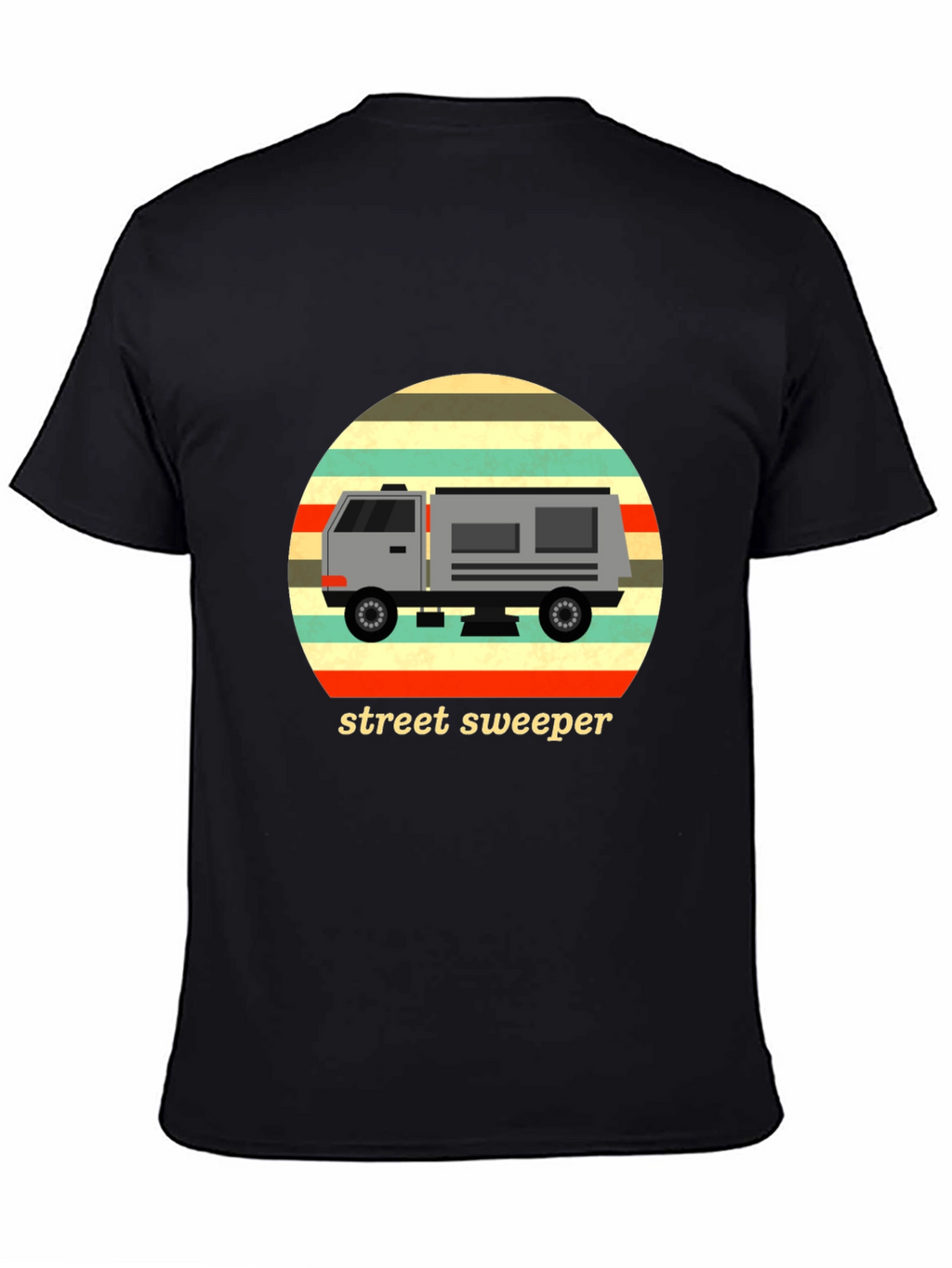 Retro Street Sweeper Truck T-Shirt