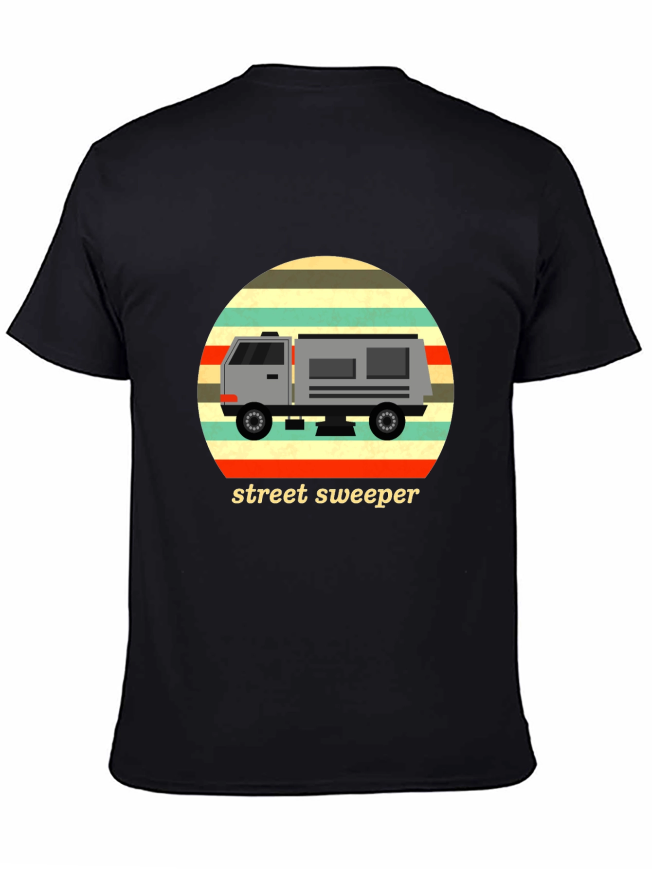 Retro Street Sweeper Truck T-Shirt