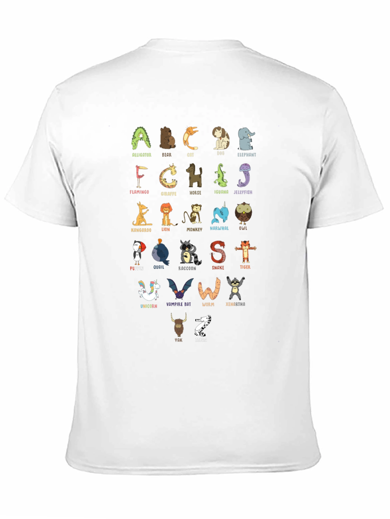 Animal Alphabet T-Shirt - Educational & Fun!