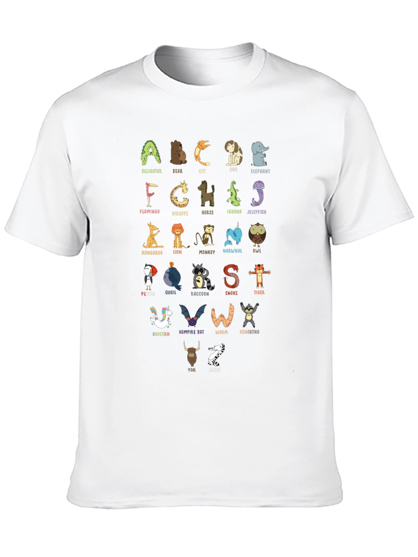 Animal Alphabet T-Shirt - Educational & Fun!