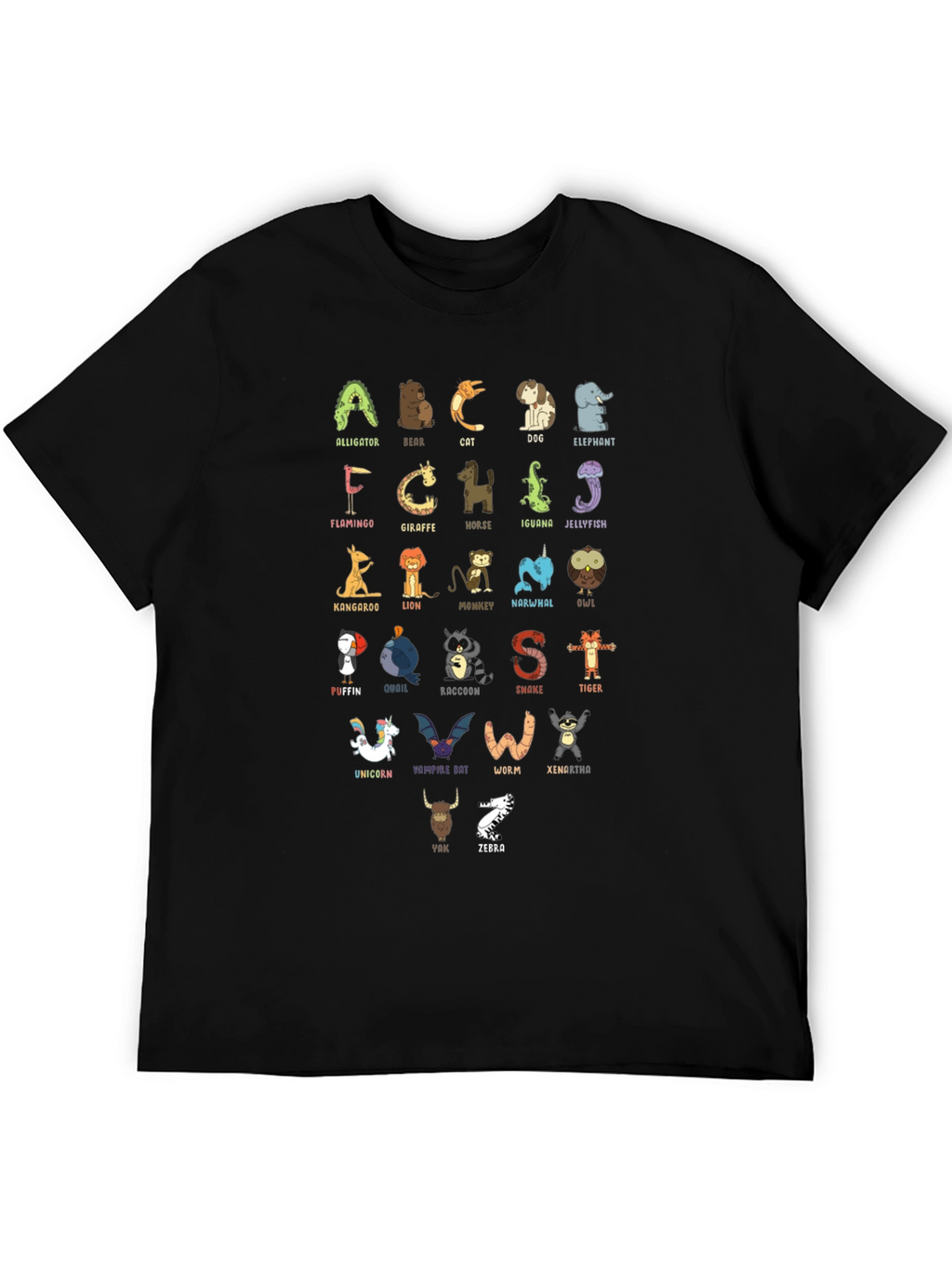 Animal Alphabet T-Shirt - Educational & Fun!