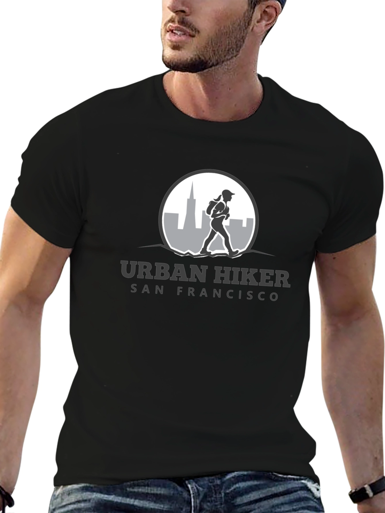 Urban Hiker San Francisco Black T-Shirt