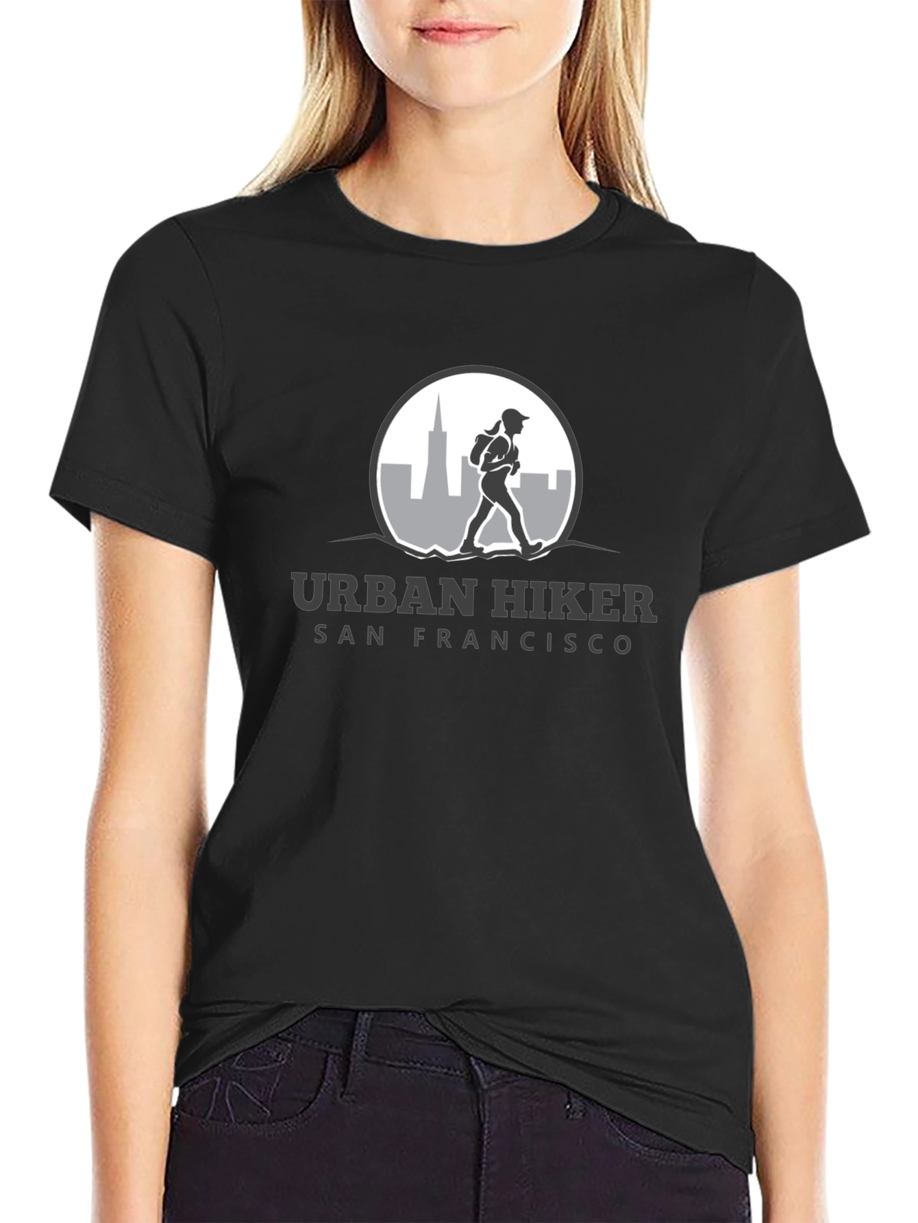 Urban Hiker San Francisco Black T-Shirt