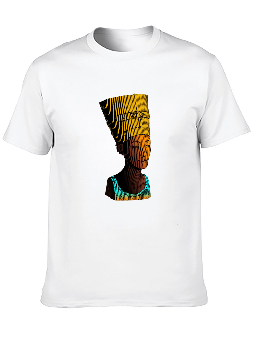 Nefertiti Graphic Print Black T-Shirt