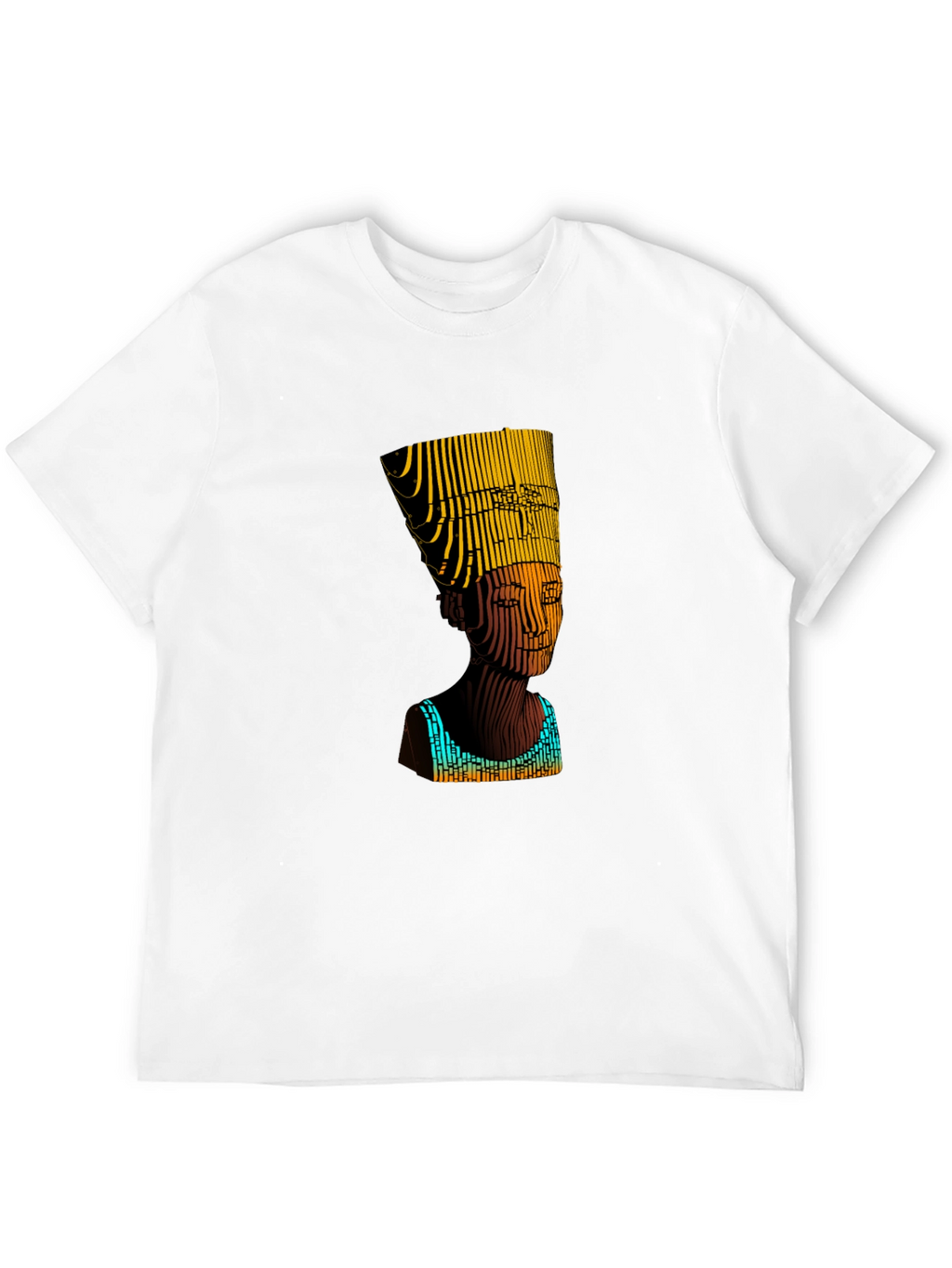 Nefertiti Graphic Print Black T-Shirt