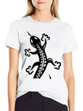 Lizard Graphic Tee - Black