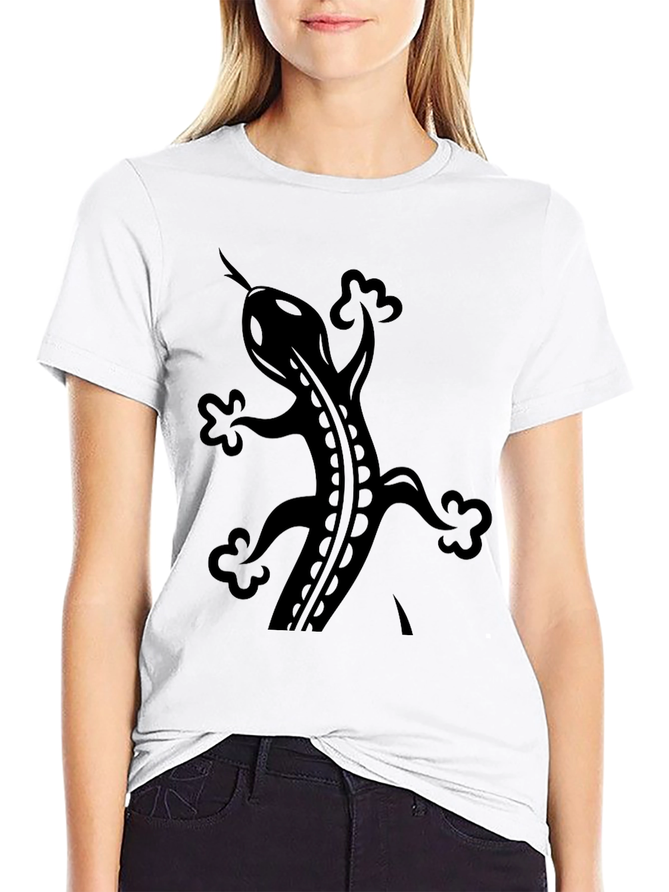 Lizard Graphic Tee - Black