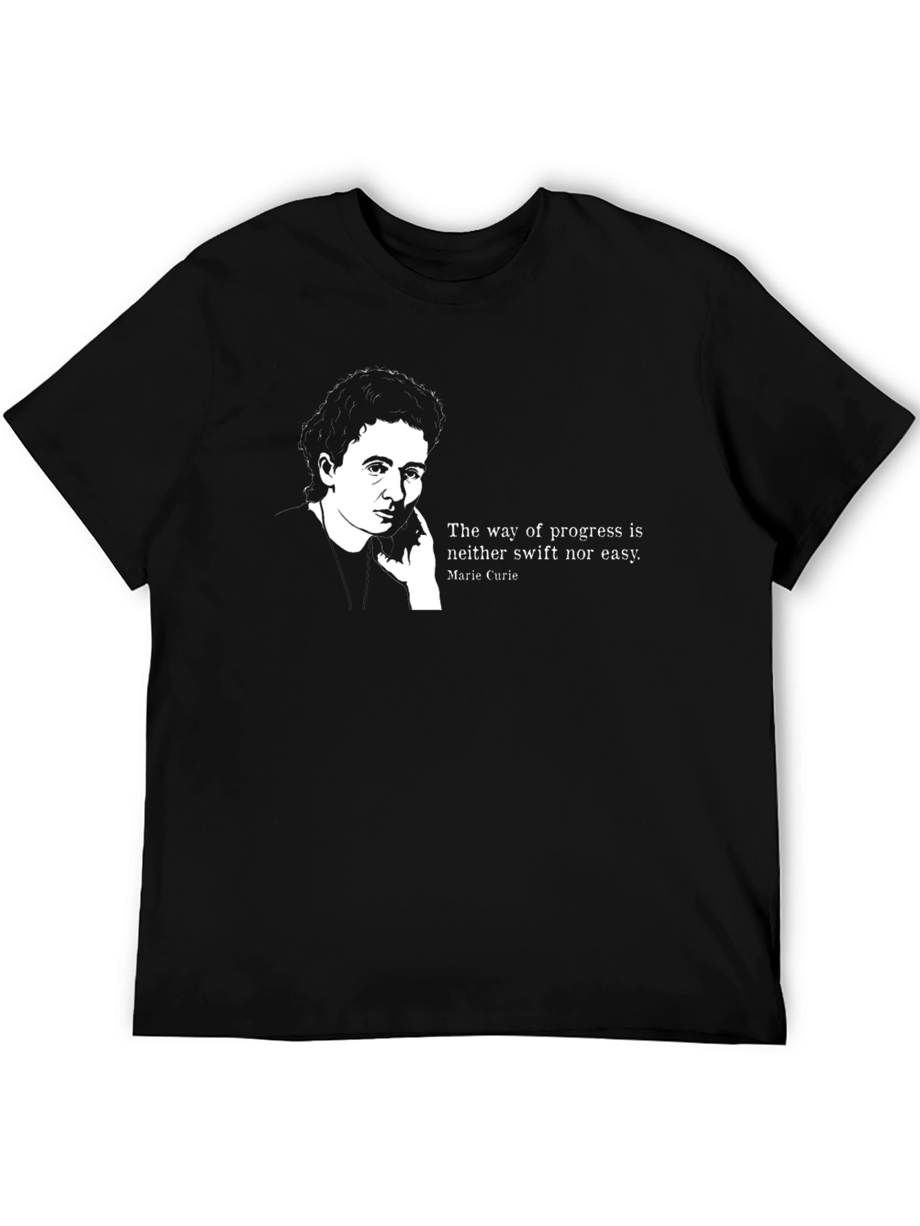 Marie Curie Quote Graphic T-Shirt