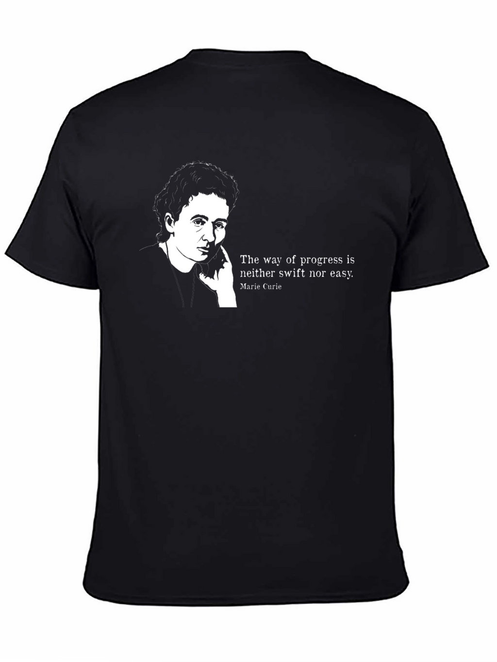 Marie Curie Quote Graphic T-Shirt