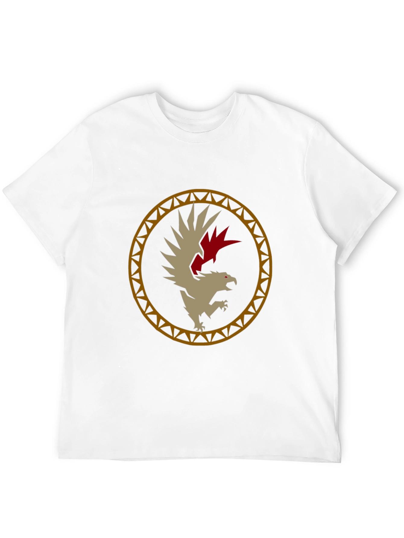 Eagle Emblem Graphic Tee - Stylish Black T-Shirt