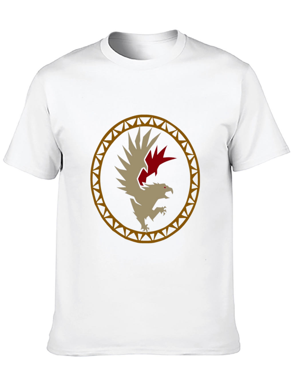 Eagle Emblem Graphic Tee - Stylish Black T-Shirt