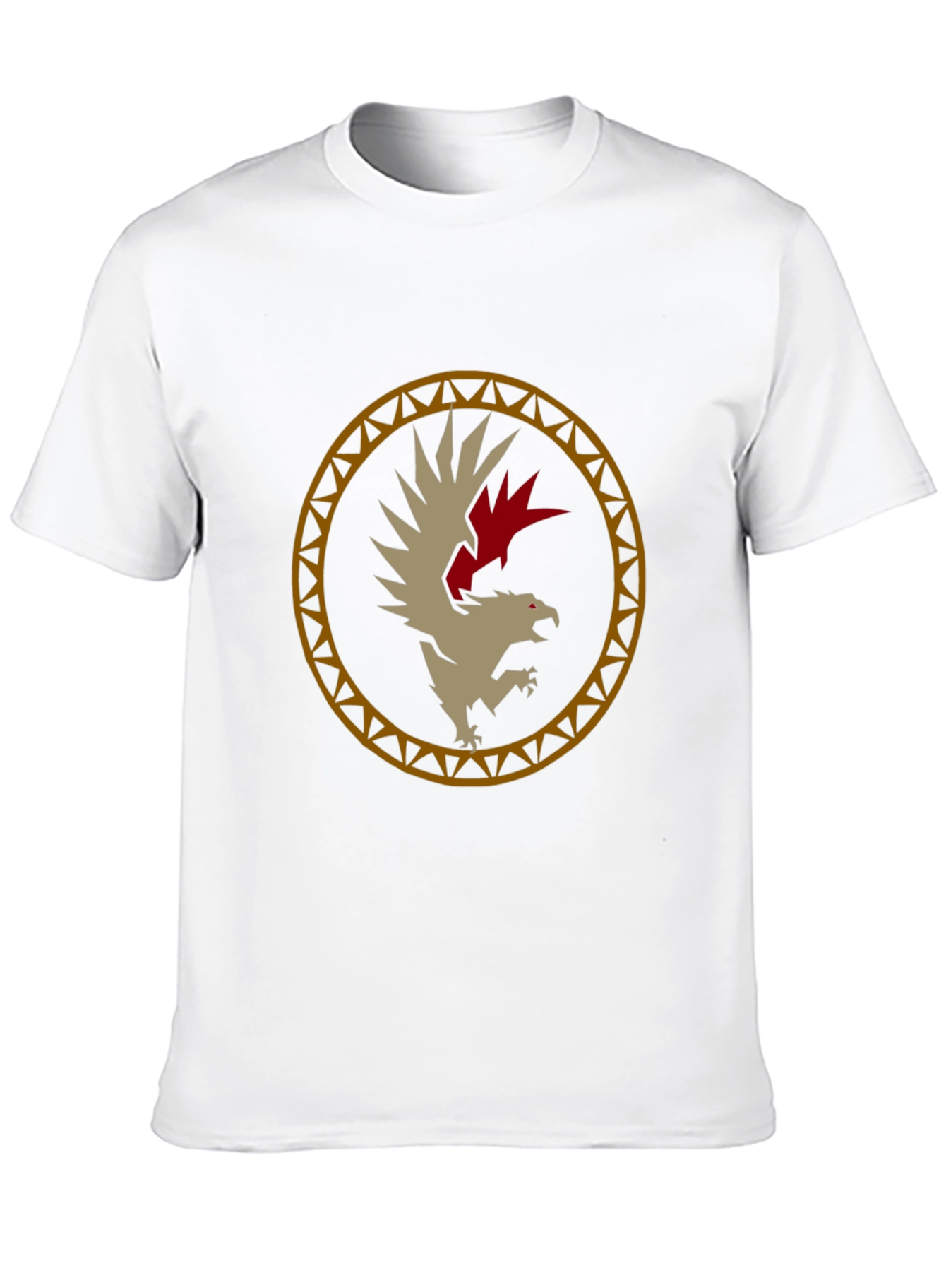 Eagle Emblem Graphic Tee - Stylish Black T-Shirt