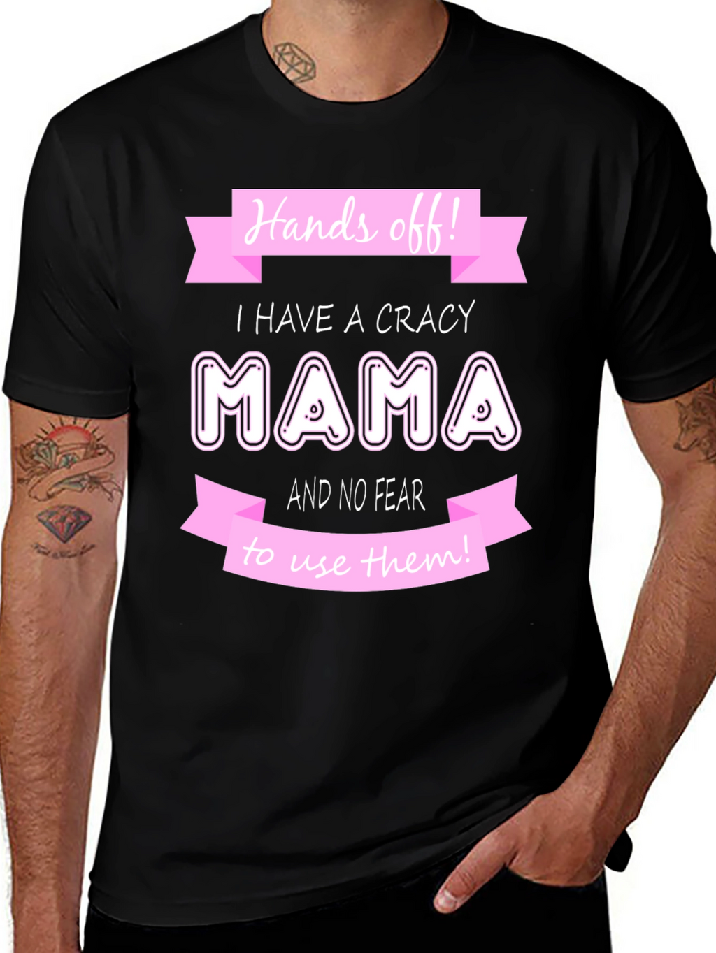 Crazy Mama T-Shirt - Novelty Graphic Tee