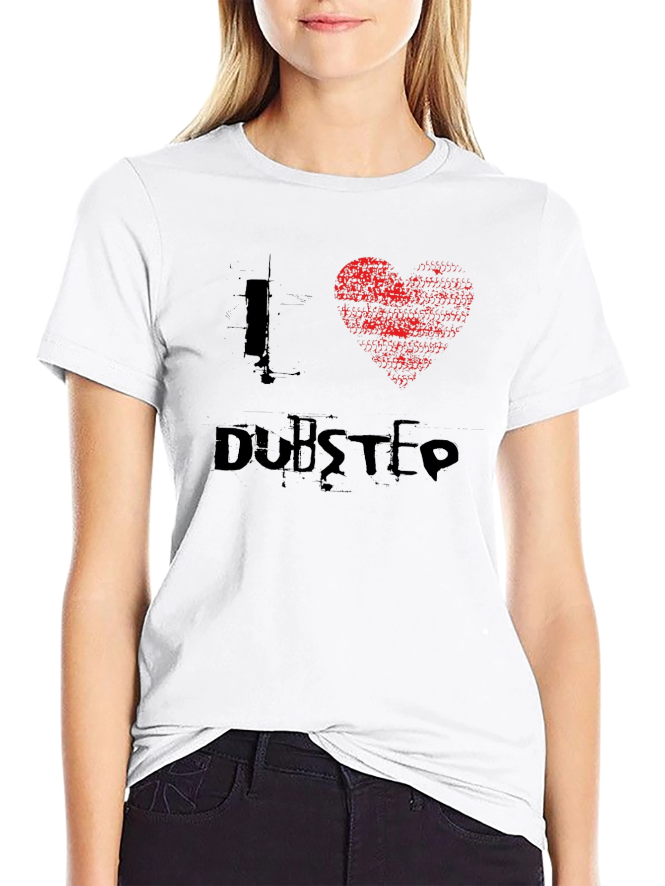 I Love Dubstep Black T-Shirt - Music Lover Tee