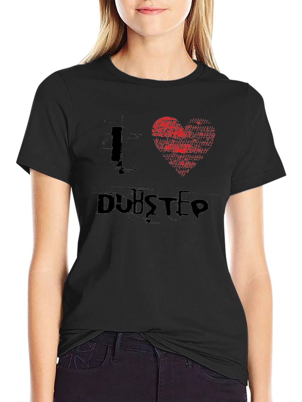 I Love Dubstep Black T-Shirt - Music Lover Tee
