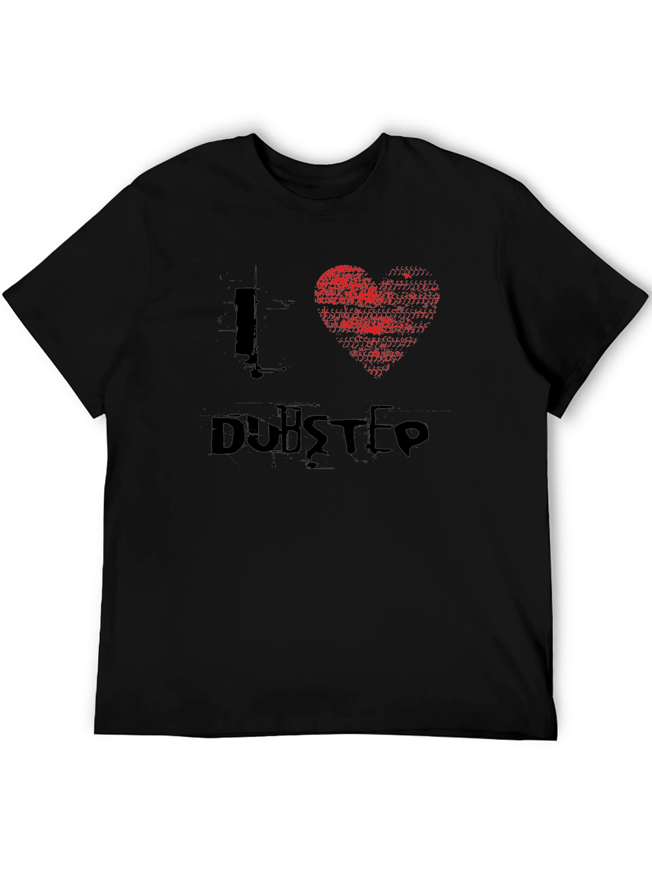 I Love Dubstep Black T-Shirt - Music Lover Tee