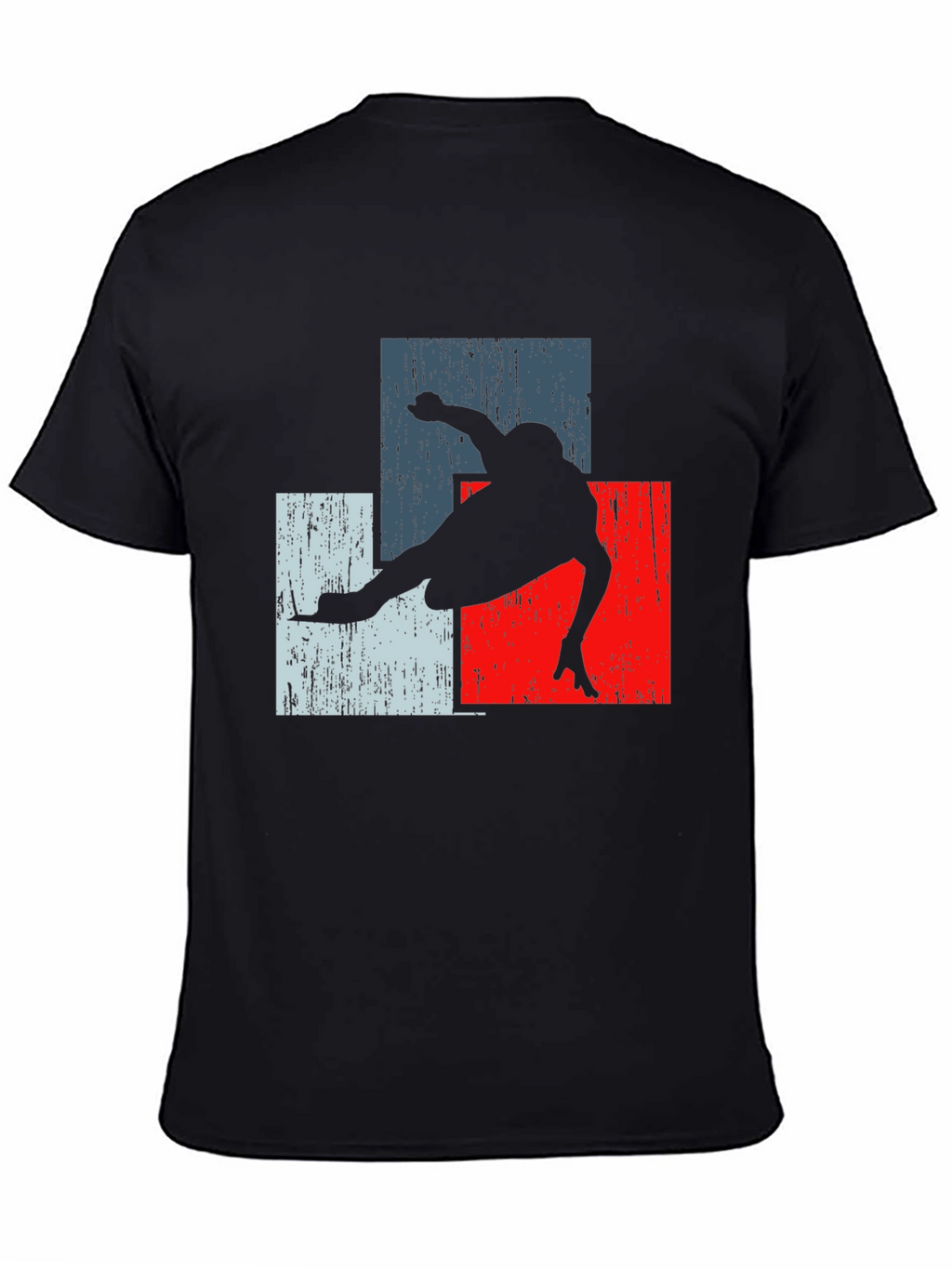 Retro Skater Tee - Black Graphic T-Shirt