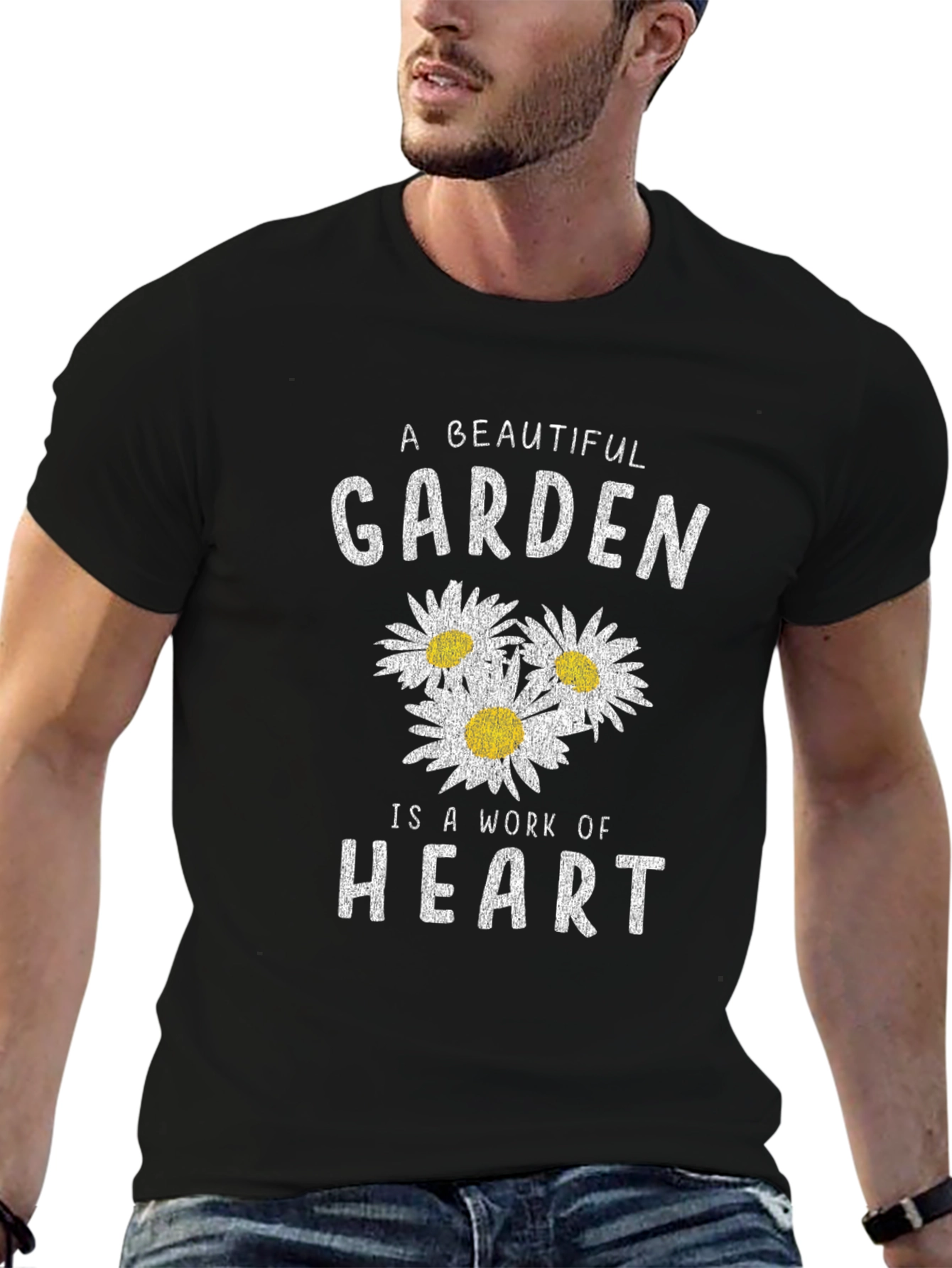 A Beautiful Garden is a Work of Heart Graphic Tee