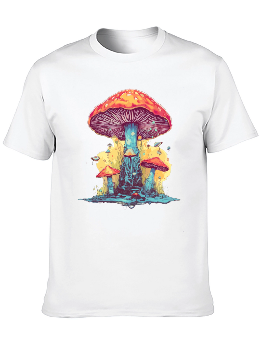 Psychedelic Mushroom Graphic Tee