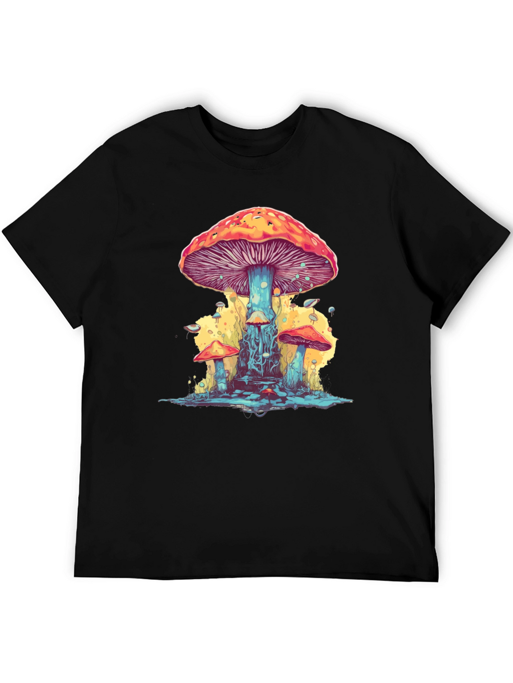 Psychedelic Mushroom Graphic Tee