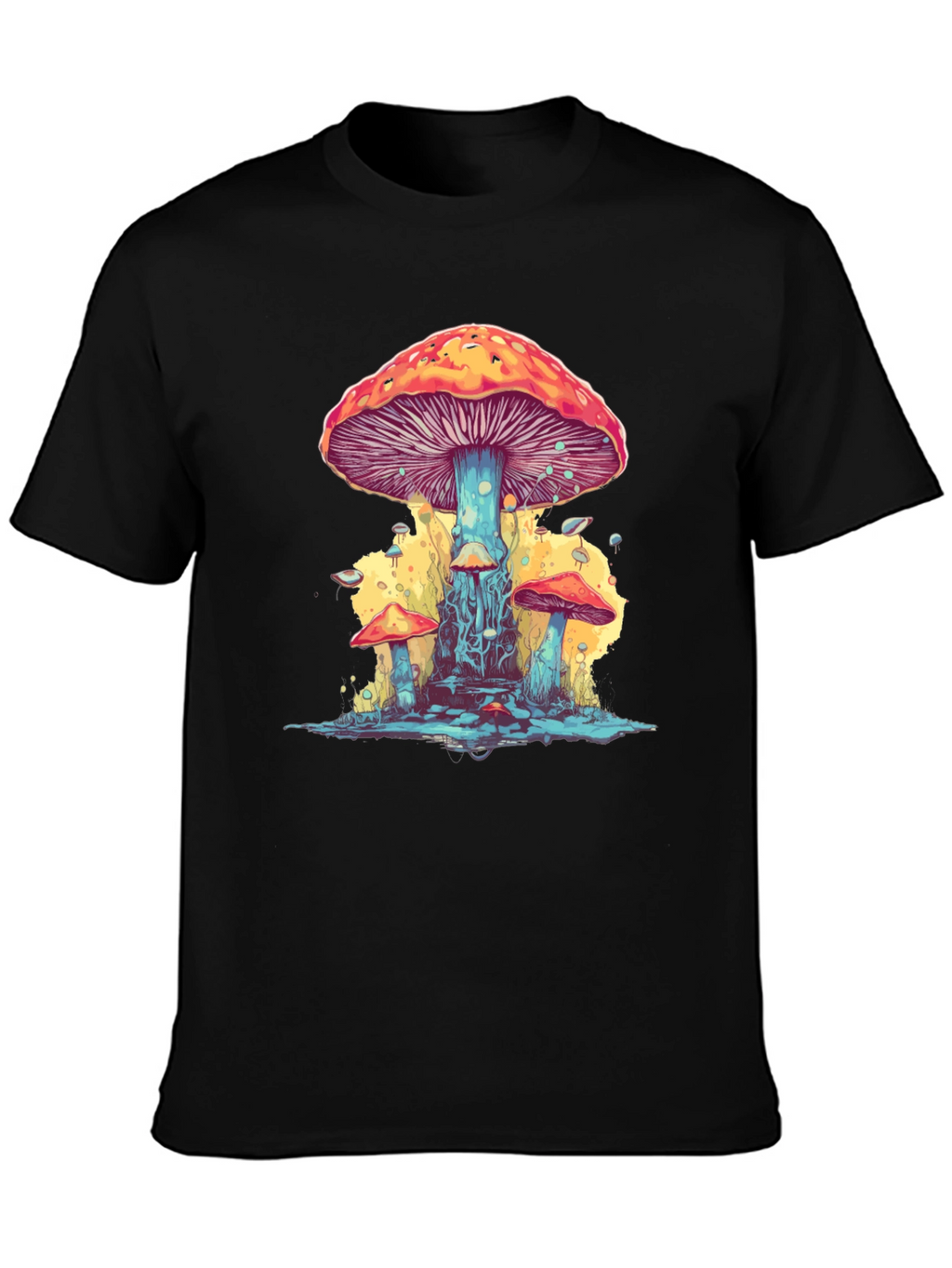Psychedelic Mushroom Graphic Tee