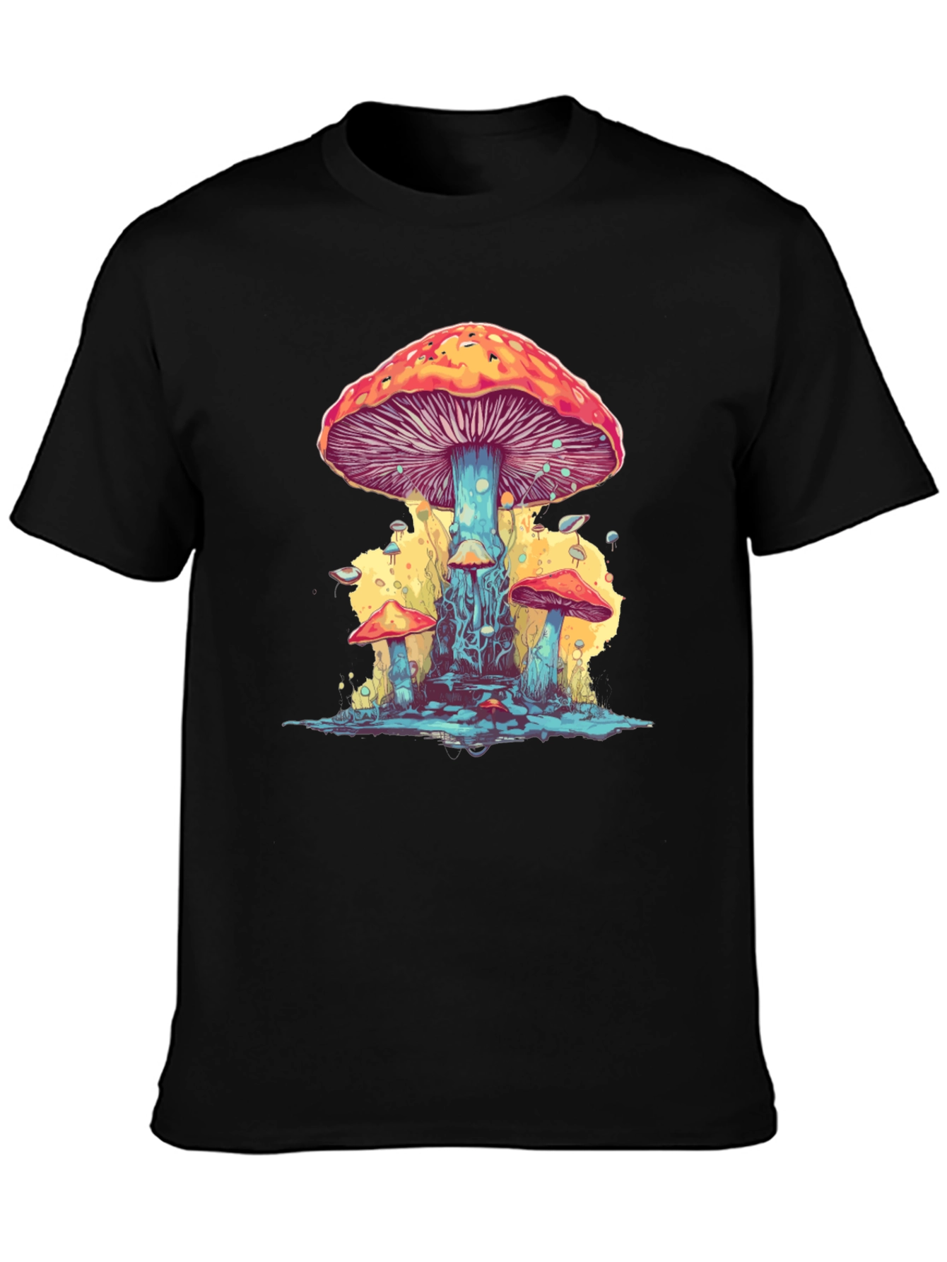 Psychedelic Mushroom Graphic Tee