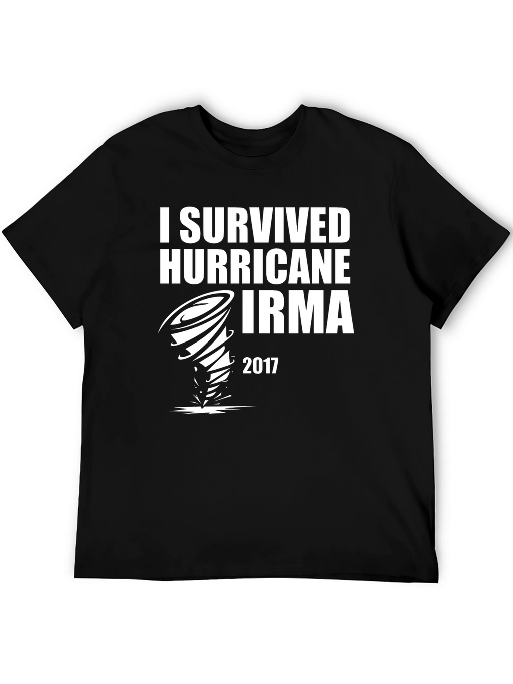 I Survived Hurricane Irma 2017 Black T-Shirt