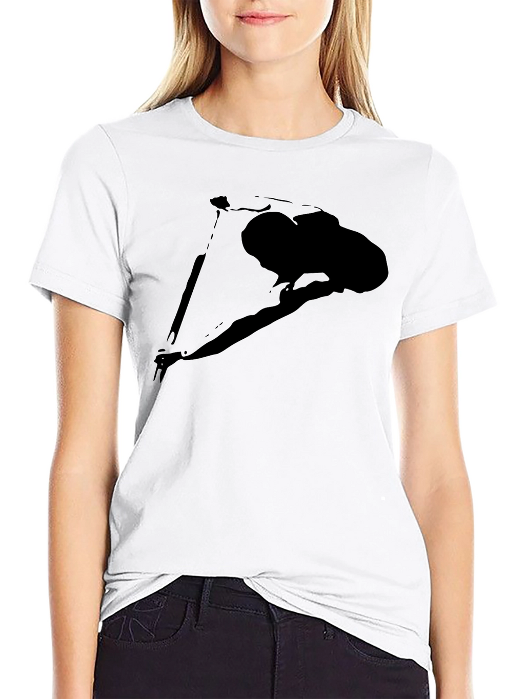 Silhouette Skater Graphic T-Shirt