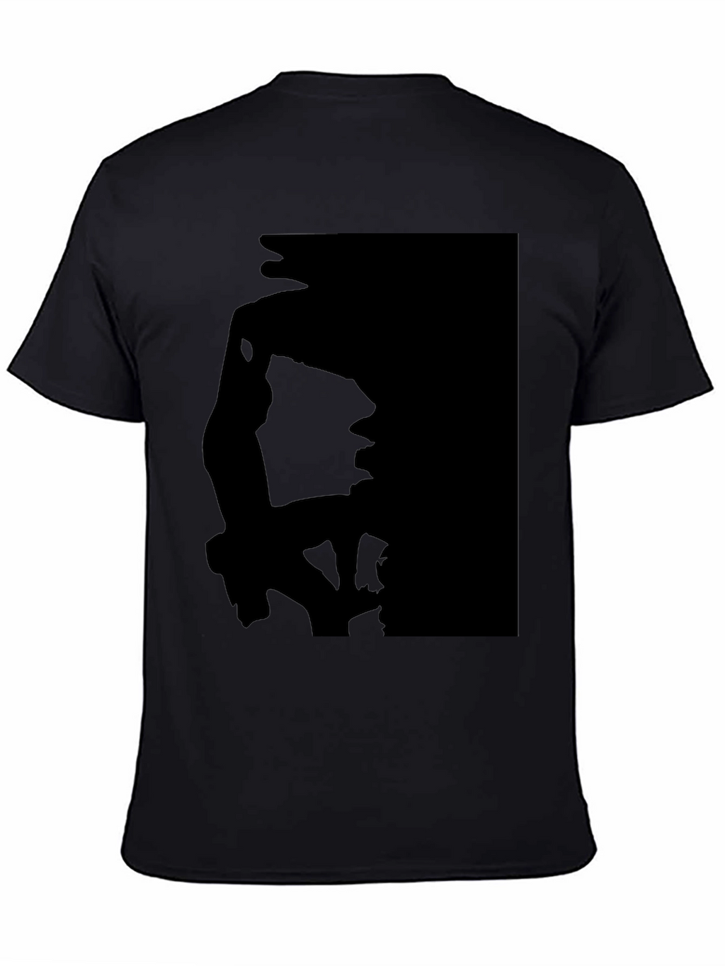 Silhouette Print Black T-Shirt