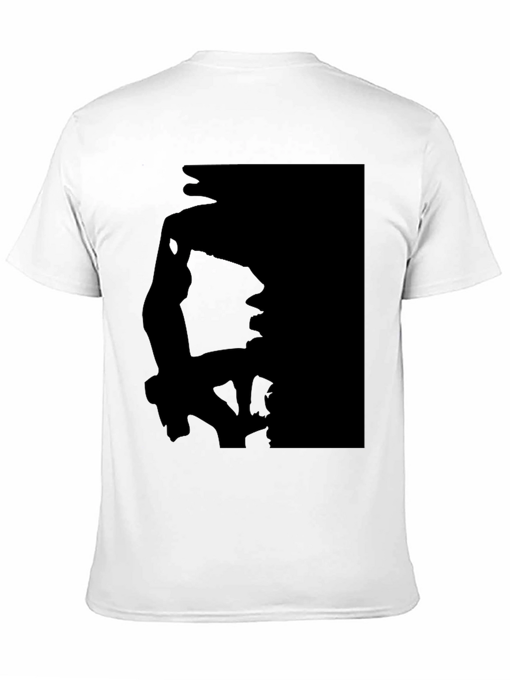 Silhouette Print Black T-Shirt