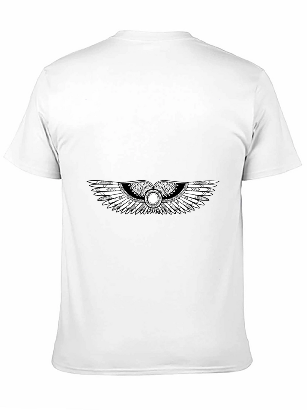 Egyptian Winged T-Shirt - Black Graphic Tee