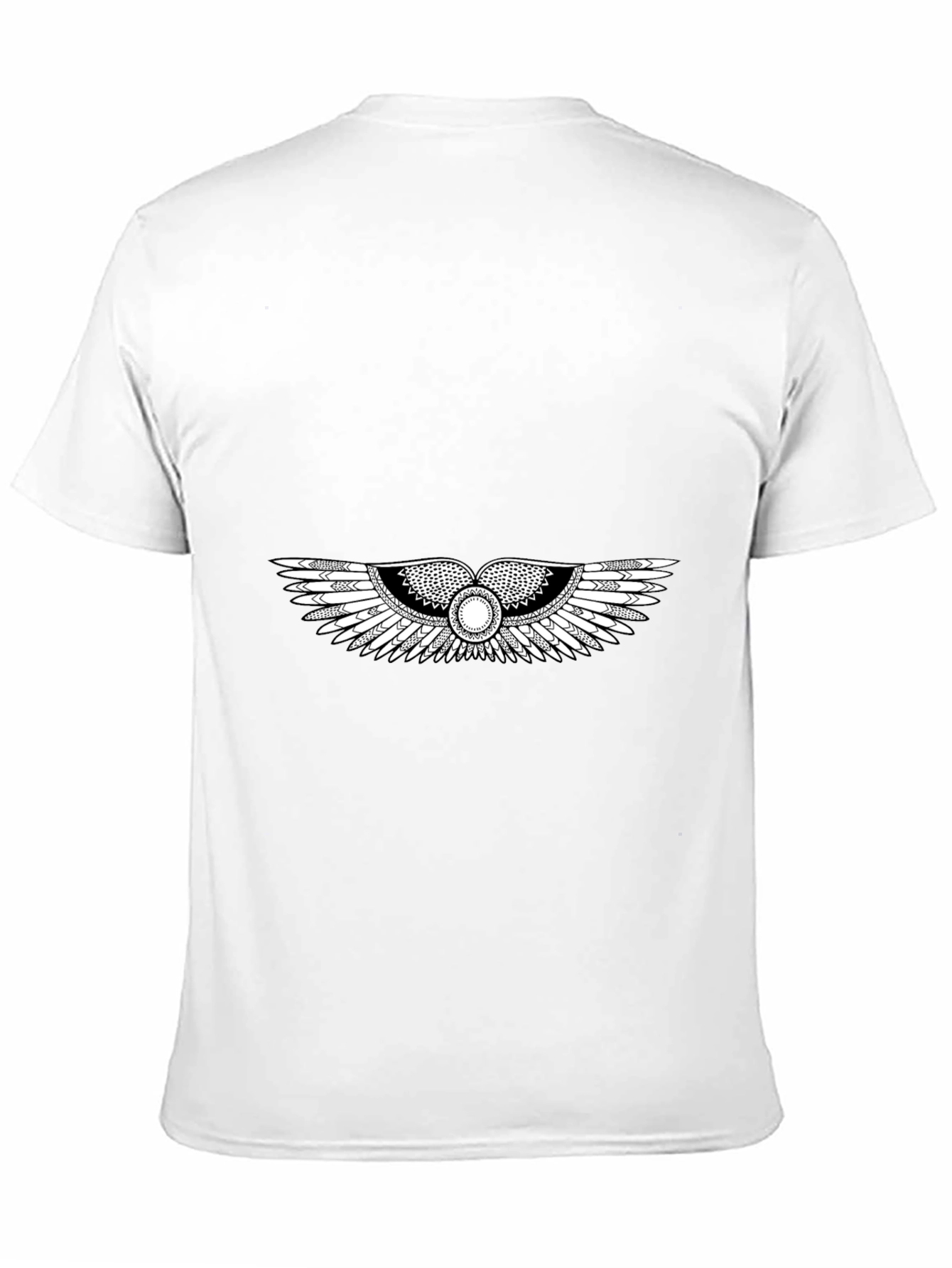 Egyptian Winged T-Shirt - Black Graphic Tee