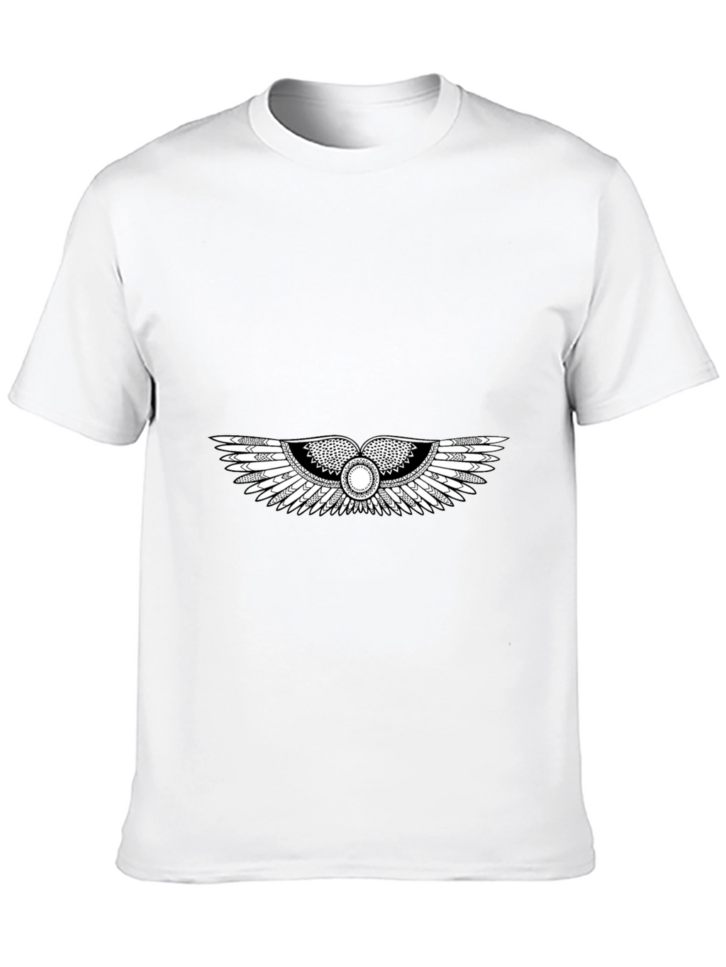 Egyptian Winged T-Shirt - Black Graphic Tee