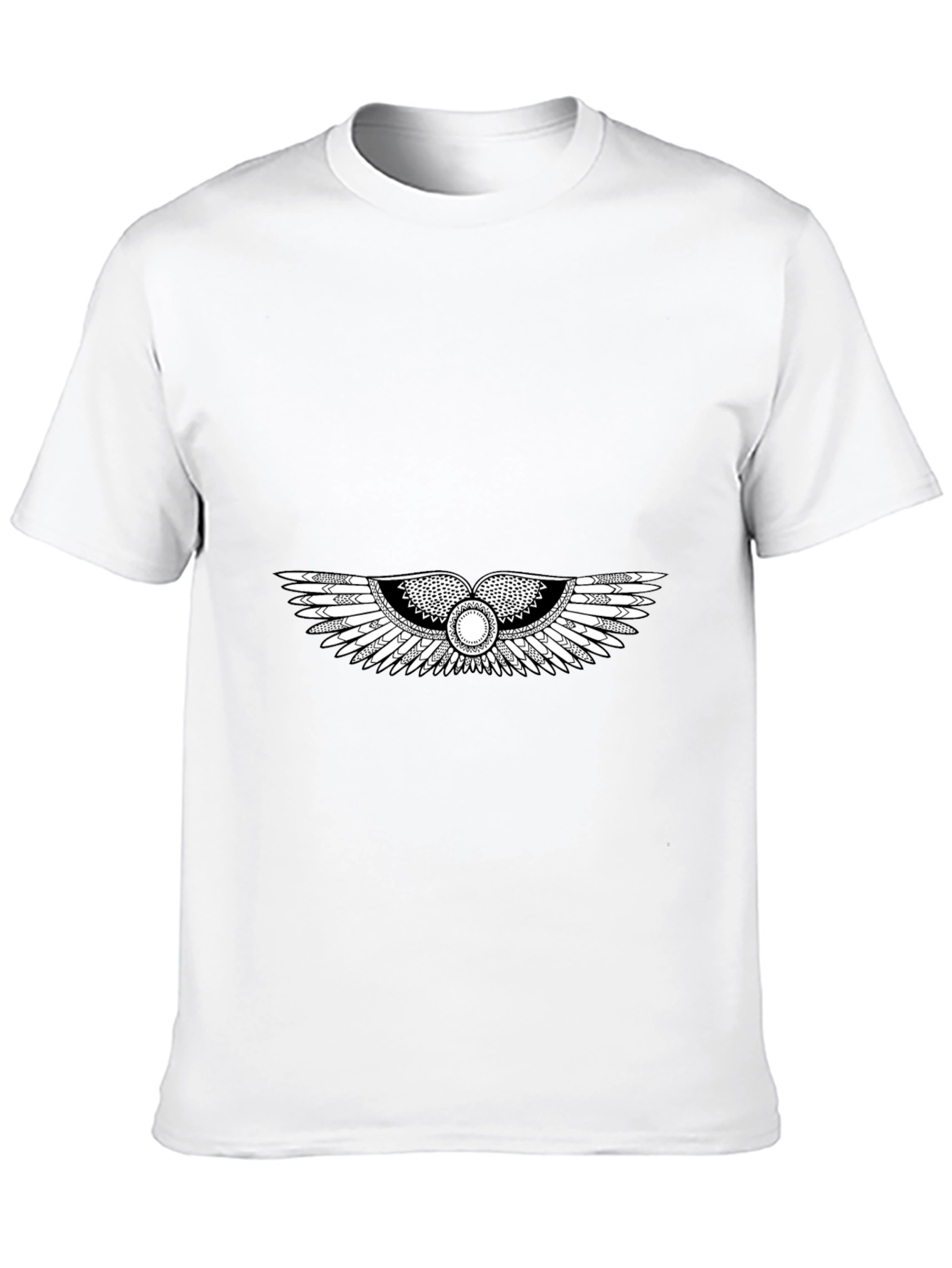 Egyptian Winged T-Shirt - Black Graphic Tee
